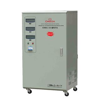 استابلایزر سه فاز نیمه صنعتی سروو موتوری OMG-33-60Kva